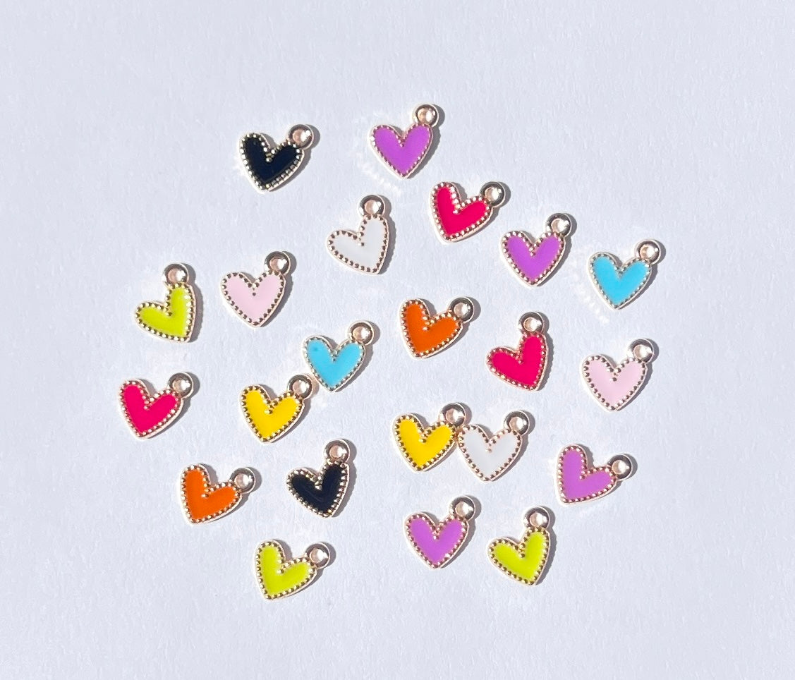 Gold Dotted Heart E-reader Dust Plug