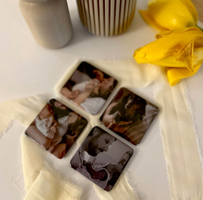 Set of 9 - 2x2 Customized Photo Magnets