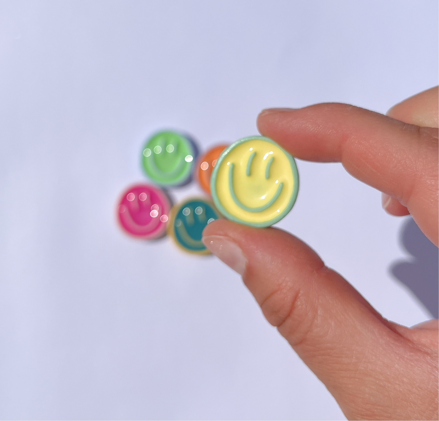 Smiley Face Magnets - 5pcs